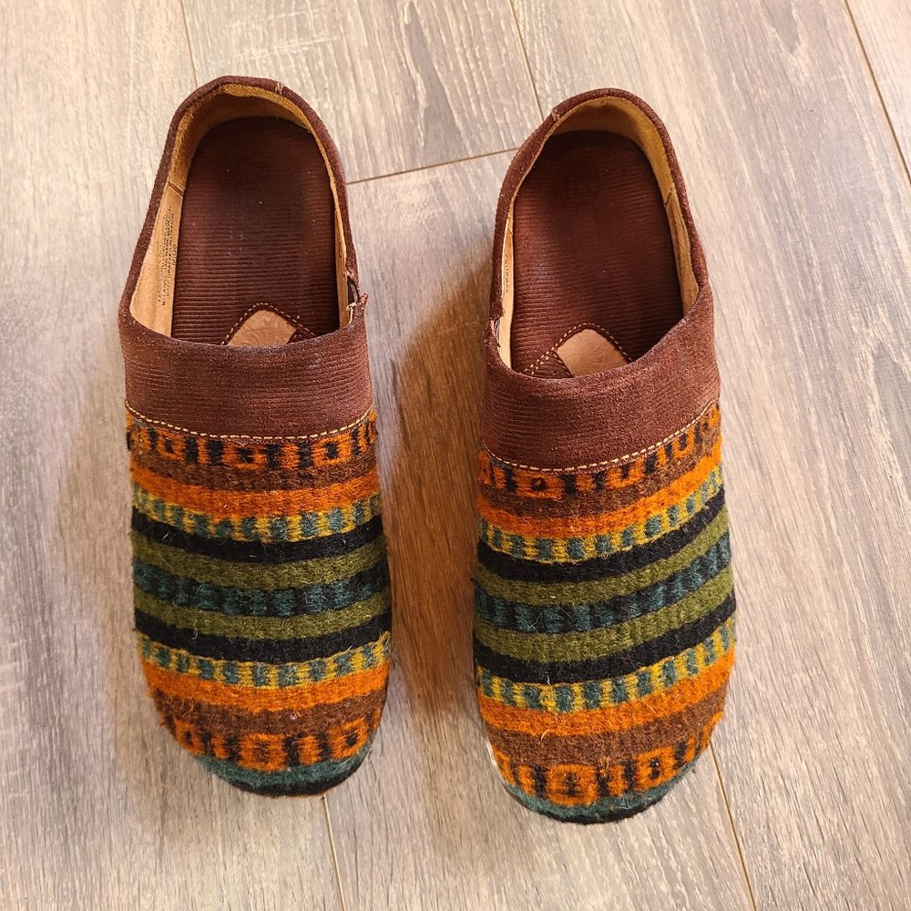 Colorful Striped Women's Shoes